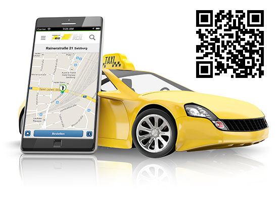 Die 81-11 App, mit modernster Technik zu ihrem Taxi